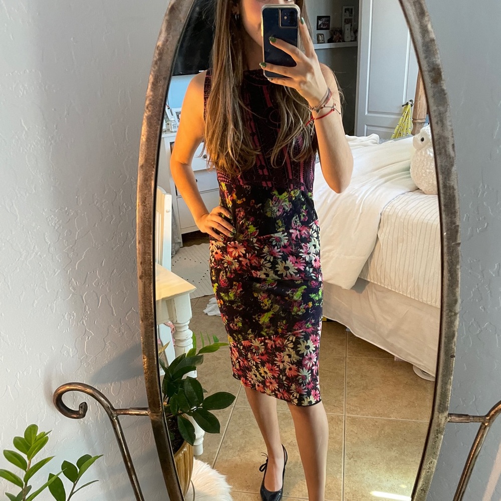 Adorable form fitting dress. EXPENSIVE